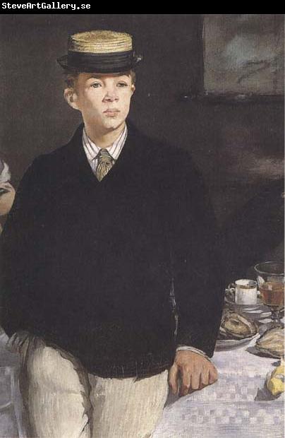 Edouard Manet Le dejeuner dans l'atelier (detail) (mk40)